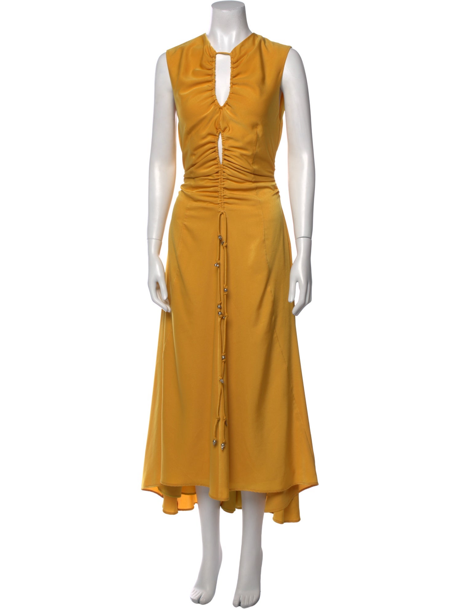 Aquazzura V-Neck Long Dress