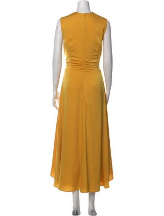 Aquazzura V-Neck Long Dress