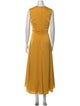 Aquazzura V-Neck Long Dress