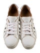 Aquazzura Leather Studded Accents Sneakers