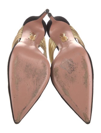 Aquazzura Suede Mules