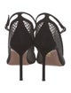 Aquazzura Suede Mesh Accents Pumps