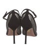 Aquazzura Suede Mesh Accents Pumps