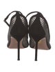 Aquazzura Suede Mesh Accents Pumps