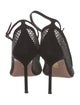 Aquazzura Suede Mesh Accents Pumps
