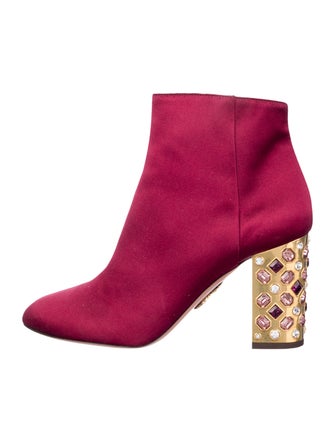 Aquazzura Satin Boots
