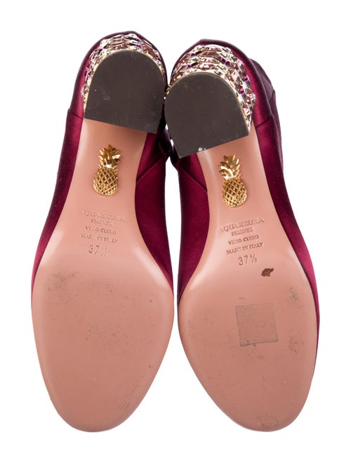 Aquazzura Satin Boots