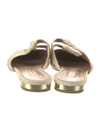 Aquazzura Colorblock Pattern Mules