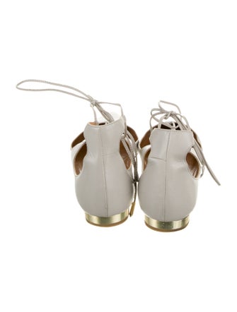 Aquazzura Leather Flats