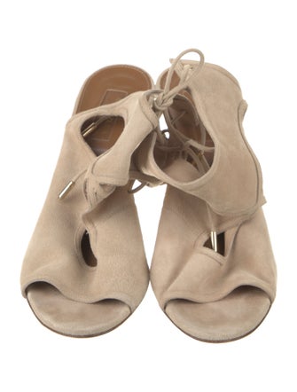 Aquazzura Suede Sandals