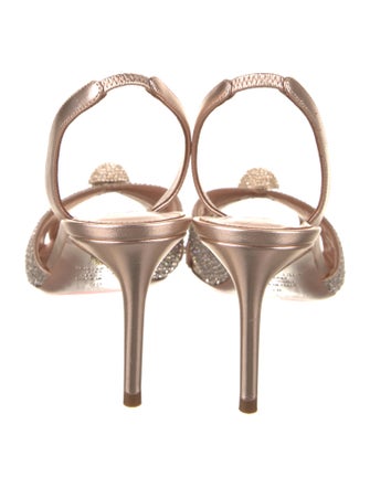 Aquazzura Leather Slingback Sandals