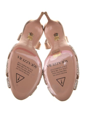 Aquazzura Leather Slingback Sandals