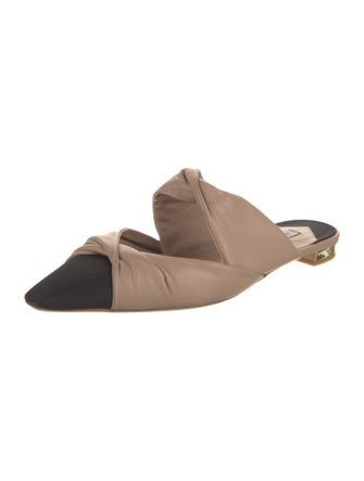 Aquazzura Leather Mules