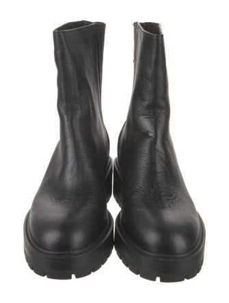 Aquazzura Leather Moto Boots