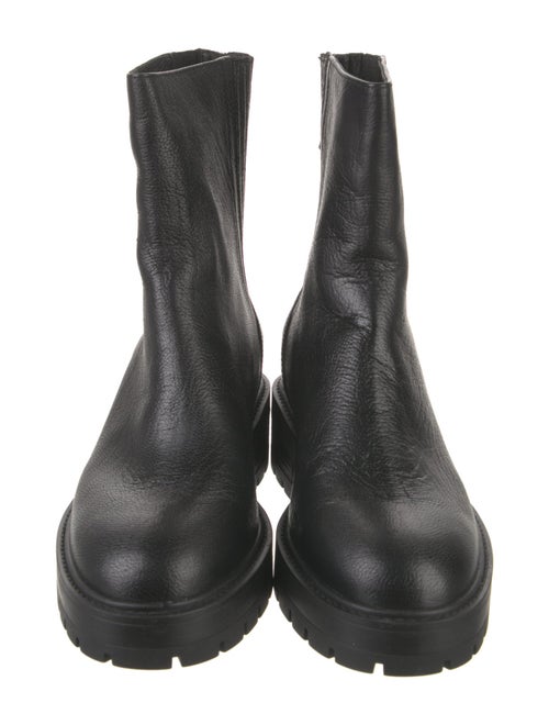 Aquazzura Leather Moto Boots