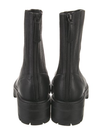 Aquazzura Leather Moto Boots