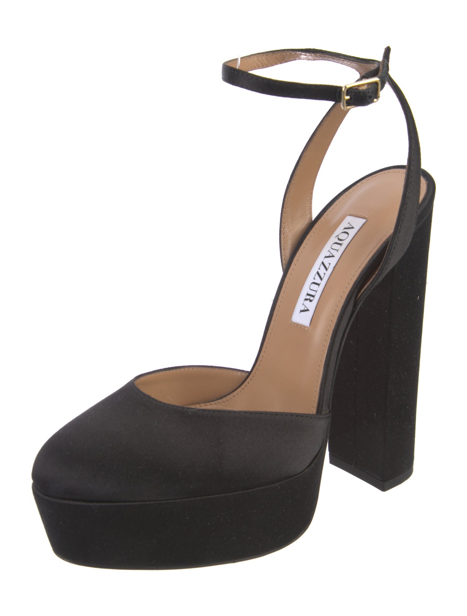 Aquazzura Satin Slingback Pumps w/ Tags