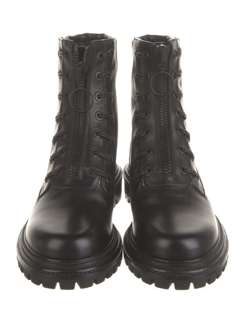 Aquazzura Leather Combat Boots