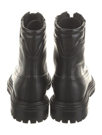 Aquazzura Leather Combat Boots