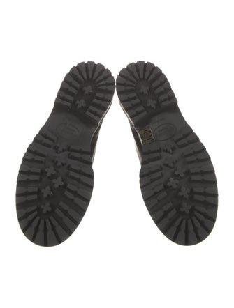 Aquazzura Leather Combat Boots