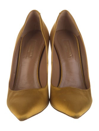 Aquazzura Satin Pumps