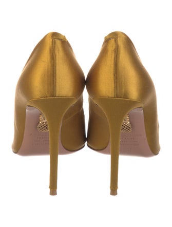 Aquazzura Satin Pumps