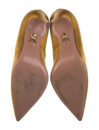 Aquazzura Satin Pumps