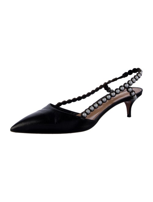 Aquazzura Leather Slingback Pumps