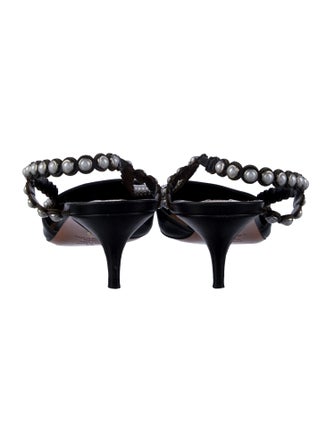 Aquazzura Leather Slingback Pumps