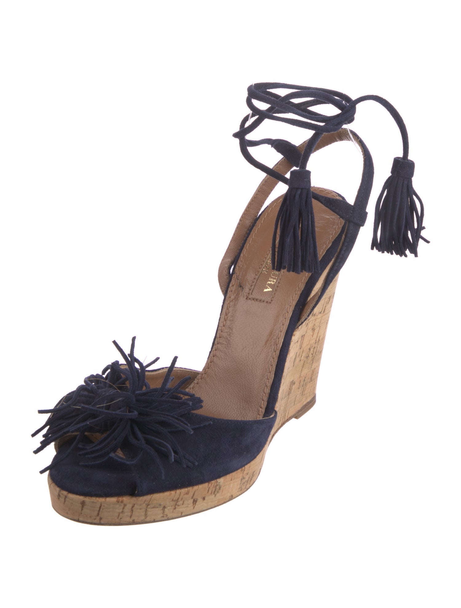 Aquazzura Suede Espadrilles