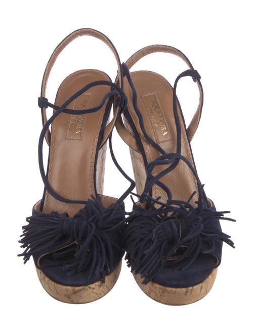 Aquazzura Suede Espadrilles