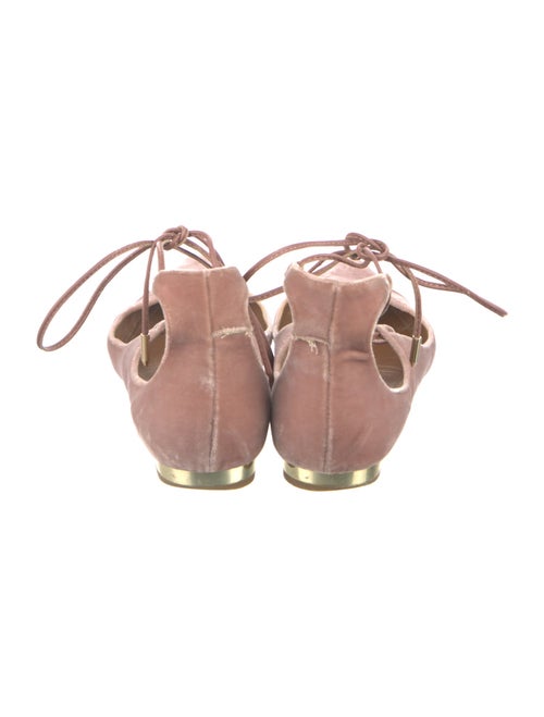 Aquazzura Velvet Flats
