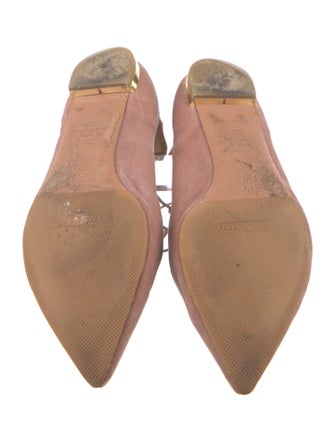 Aquazzura Velvet Flats