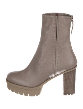 Aquazzura Leather Sock Boots