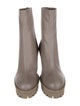 Aquazzura Leather Sock Boots