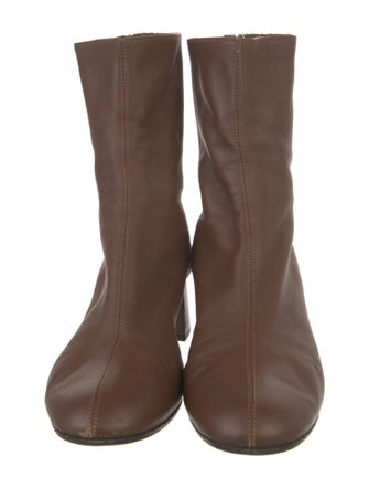 Aquazzura Leather Combat Boots