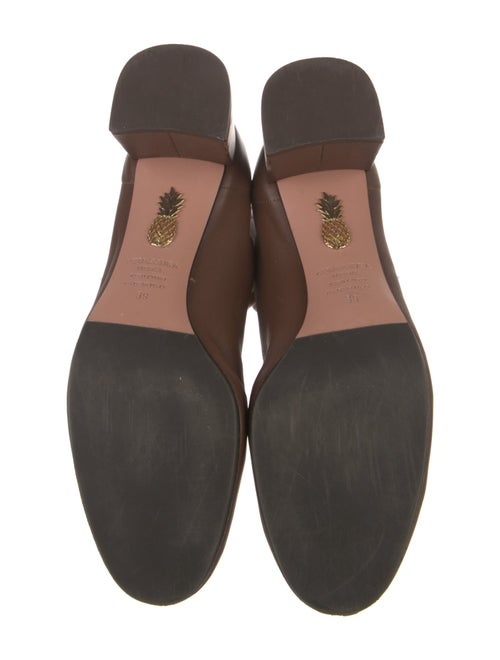 Aquazzura Leather Combat Boots