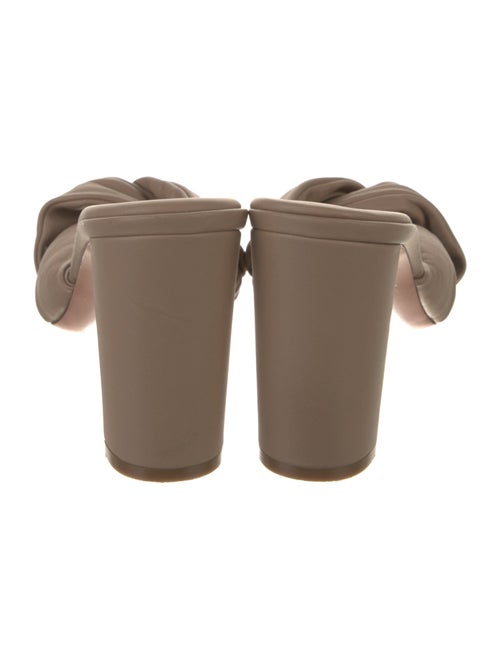 Aquazzura Leather Slides