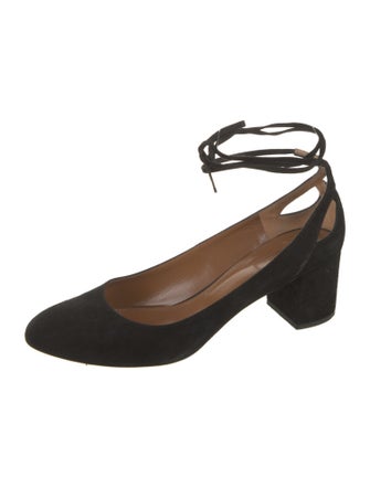 Aquazzura Suede Pumps