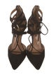 Aquazzura Suede D'Orsay Pumps