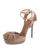 Aquazzura Suede D'Orsay Pumps