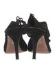 Aquazzura Suede Slingback Sandals