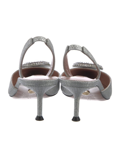 Aquazzura Glitter Slingback Pumps