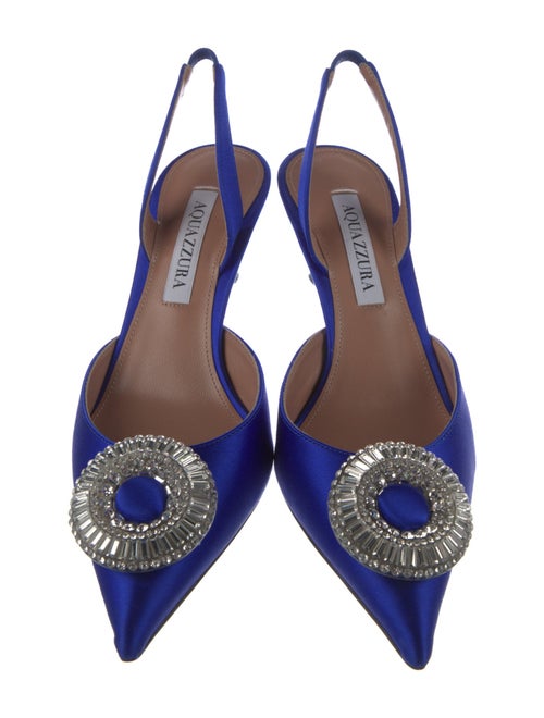 Aquazzura Satin Slingback Pumps