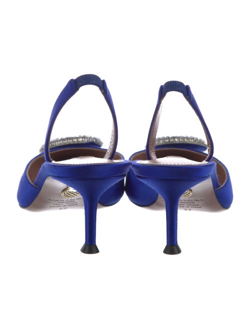 Aquazzura Satin Slingback Pumps