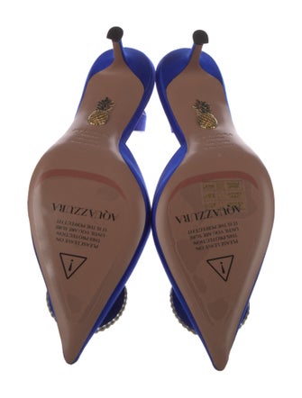 Aquazzura Satin Slingback Pumps