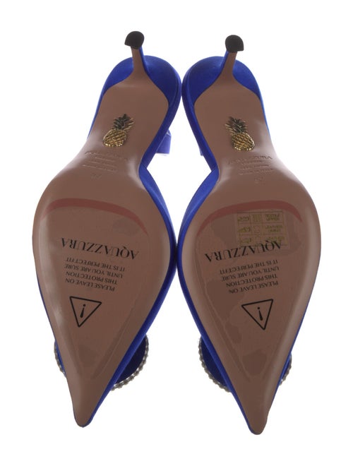 Aquazzura Satin Slingback Pumps