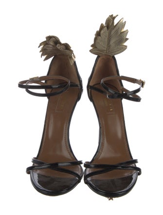 Aquazzura Patent Leather Sandals