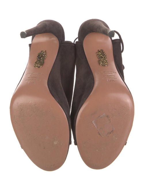 Aquazzura Suede Slingback Pumps
