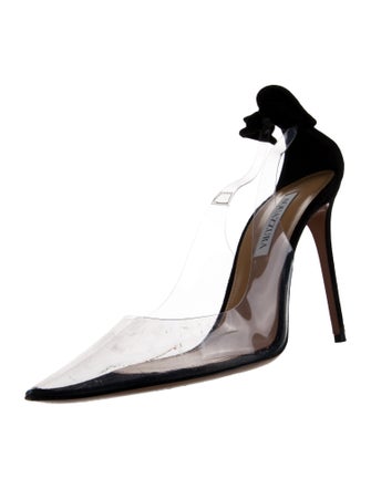 Aquazzura PVC D'Orsay Pumps